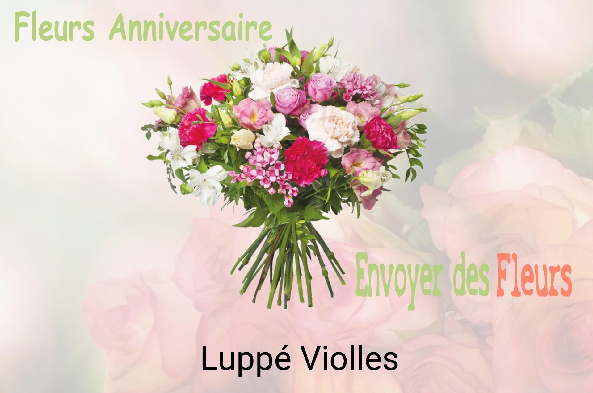 Bouquet de fleurs d’anniversaire livré à Luppé-Violles